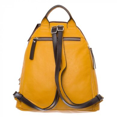 Класичний рюкзак з натуральної шкіри Gianni Conti 583675-mustard