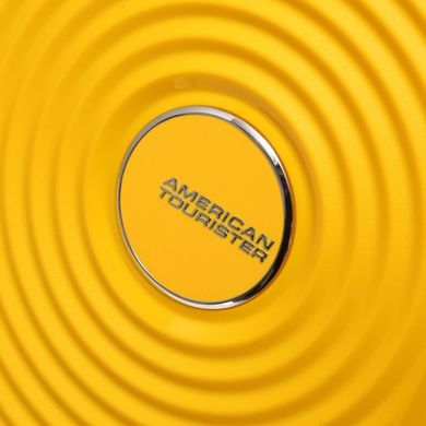 Чемодан из полипропилена SoundBox American Tourister на 4 сдвоенных колесах 32g.006.001 желтый