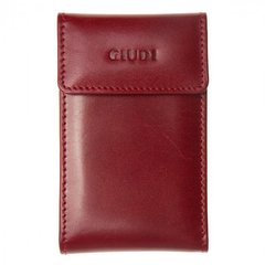 Визитница Giudi из натуральной кожи 6421/gd-05 красный