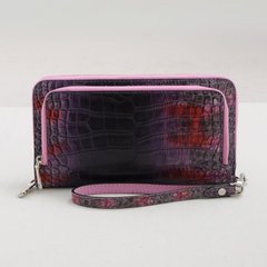 Борсетки гаманець з натуральної шкіри Neri Karra 0965.2-77.69 фіолетова