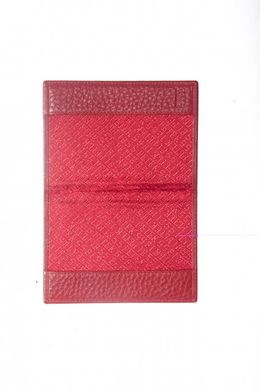 Обложка для паспорта Petek из натуральной кожи 581-46b-10 красный