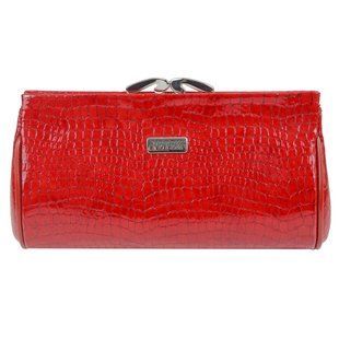 Косметичка Petek з натуральної шкіри 409-091-10 червона