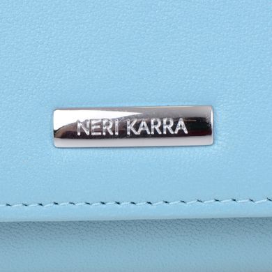 Гаманець жіночий з натуральної шкіри Neri Karra eu0557.02.23 блакитний