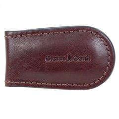 Зажим для денег Gianni Conti из натуральной кожи 9407130-brown