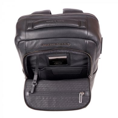 Рюкзак из натуральной кожи с отделением для ноутбука Porsche Design Roadster ole01600.001 черный