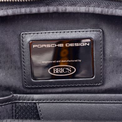 Рюкзак з натуральної шкіри з відділенням для ноутбука Porsche Design Roadster ole01600.001 чорний