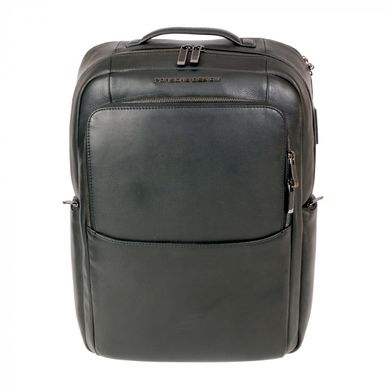 Рюкзак из натуральной кожи с отделением для ноутбука Porsche Design Roadster ole01602.001 черный