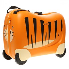 Дитяча пластикова валіза на 4х колесах (транкі) Dream Rider Samsonite ck8.096.001 мультиколір