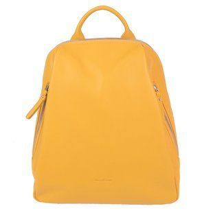 Жіночий рюкзак Gianni Conti з натуральної шкіри 580519-mustard