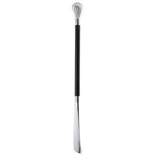 Ложка для обуви Pasotti средняя shoehoorn-cono tortiglione-pelle black-medium