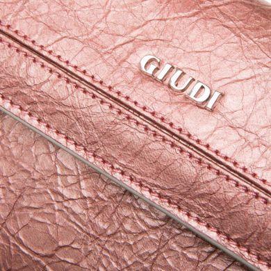 Гаманець жіночий Giudi з натуральної шкіри 6870/lgp/mbt/ntr-b8 рожевий
