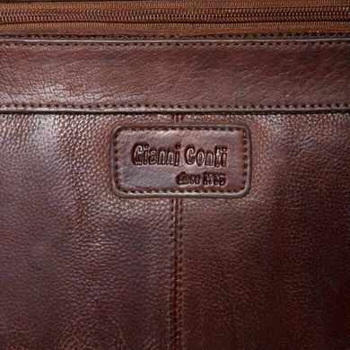 Класический портфель Gianni Conti из натуральной кожи 4001380-brown