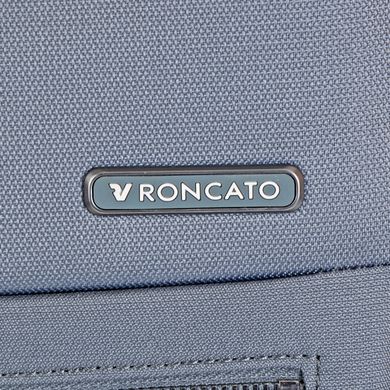 Чемодан текстильный Sidetrack Roncato на 4 сдвоенных колесах 415271/22 серый