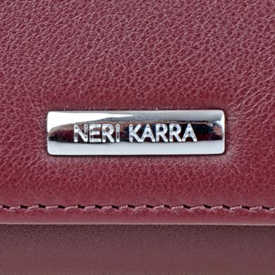 Гаманець жіночий з натуральної шкіри Neri Karra eu0557.3-01.153 бордовий