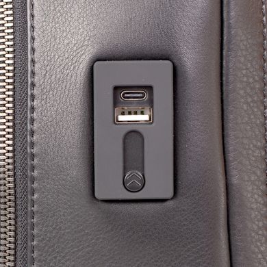Рюкзак з натуральної шкіри з відділенням для ноутбука Porsche Design Roadster ole01603.001 чорний