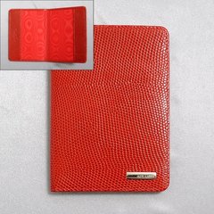 Обкладинка для паспорта з натуральної шкіри Neri Karra 0040.red-4