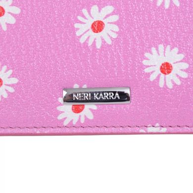 Гаманець жіночий з натуральної шкіри Neri Karra 0504.116.27 рожевий