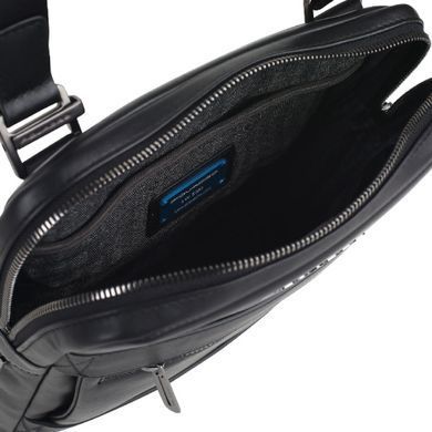 Сумка чоловіча з натуральної шкіри Piquadro ca1816w110/n чорна