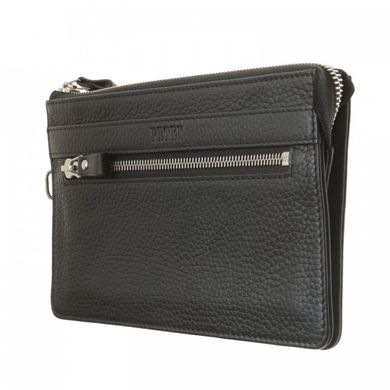 Борсетка гаманець Petek з натуральної шкіри 702-46d-01 чорний