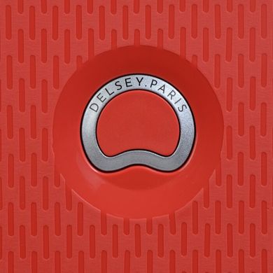 Чемодан из полипропилена Clavel Delsey на 4 сдвоенных колесах 3845820-14 красный