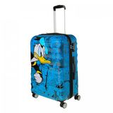 Детские пластиковые чемоданы: Детский чемодан из abs пластика на 4 сдвоенных колесах Wavebreaker Disney Donald Duck American Tourister 31c.001.004
