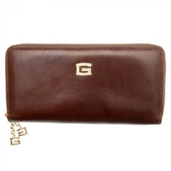 Борсетка-гаманець Giudi з натуральної шкіри 6833 / gm / gd-02 коричнева