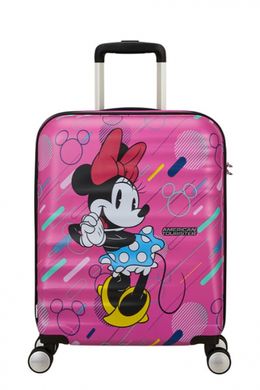 Детский чемодан из abs пластика Wavebreaker Disney-Future Pop American Tourister на 4 сдвоенных колесах 31c.070.001