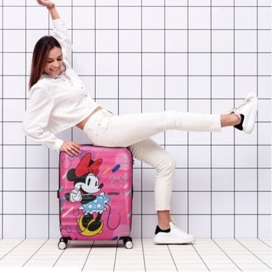 Дитяча валіза з abs пластика Wavebreaker Disney-Future Pop American Tourister на 4 здвоєних колесах 31c.070.001