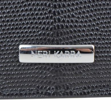 Кредитниця з натуральної шкіри Neri Karra 0138.72.01 чорна
