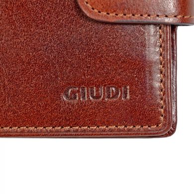 Гаманець чоловічий Giudi з натуральної шкіри 6106/gd-02 коричневий