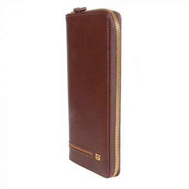 Борсетка-гаманець Giudi з натуральної шкіри 6965/gd/col-a4 коричнева
