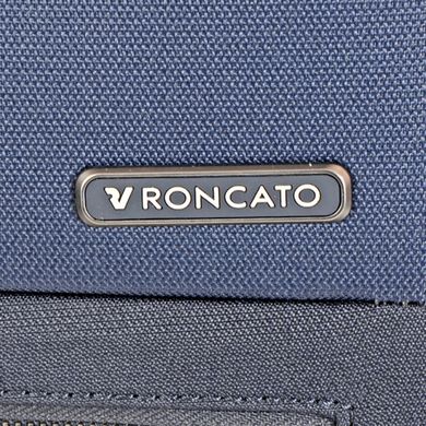 Валіза текстильна Sidetrack Roncato на 4 здвоєних колесах 415272/23 синя