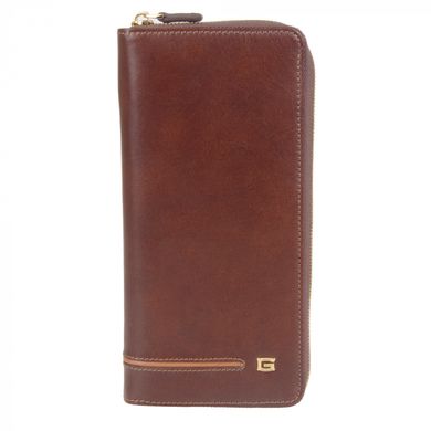 Борсетка-гаманець Giudi з натуральної шкіри 6965/gd/col-a4 коричнева