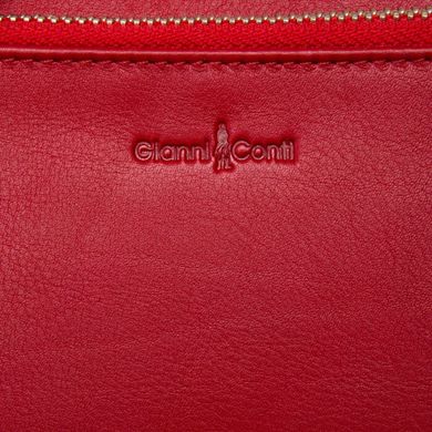 Барсетка гаманець Gianni Conti з натуральної шкіри 582209-red
