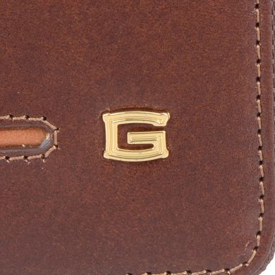 Борсетка-кошелек Giudi из натуральной кожи 6965/gd/col-a4 коричневая
