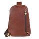 Рюкзак-слінг Gianni Conti з натуральної шкіри 912110-dark brown:3