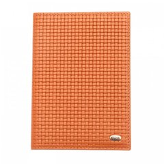 Обложка для паспорта Petek из натуральной кожи 581-020-05 оранжевый