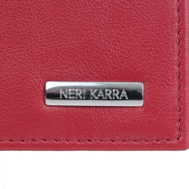 Обкладинка для паспорта з натуральної шкіри Neri Karra 0110.3-01.101 червоний