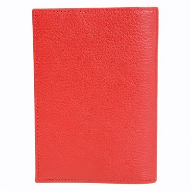 Обкладинка для паспорта з натуральної шкіри Neri Kara 0110l.02.05 червоний