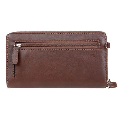 Борсетка-кошелёк Gianni Cont из натуральной кожи 588406-brown