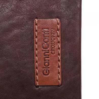 Гаманець чоловічий Gianni Conti з натуральної шкіри 997117-dark brown/leather