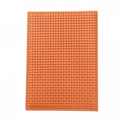Обложка для паспорта Petek из натуральной кожи 581-020-05 оранжевый