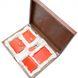 Подарочный набор из натуральной кожи Neri Karra eu0503/0143/0096//0110/0090.1-25.37 оранжевый:1