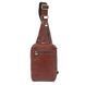Рюкзак-слінг Gianni Conti з натуральної шкіри 912112-dark brown:1