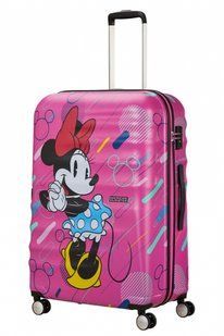 Дитяча валіза з abs пластика Wavebreaker Disney-Future Pop American Tourister на 4 здвоєних колесах 31c.070.007