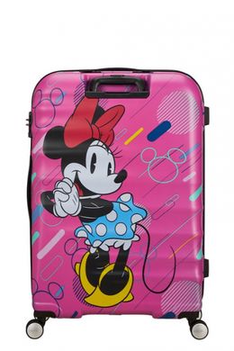 Детский чемодан из abs пластика Wavebreaker Disney-Future Pop American Tourister на 4 сдвоенных колесах 31c.070.007