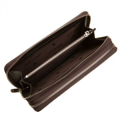 Барсетка-гаманець з натуральної шкіри Neri Karra 0952.55.49 коричнева