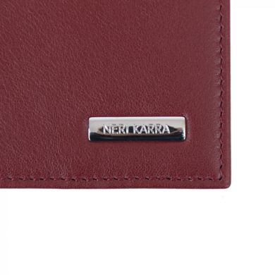 Обкладинка для паспорта з натуральної шкіри Neri Karra 0040.3-01.150 червоний