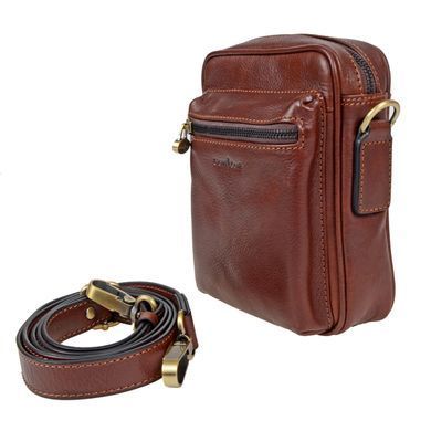 Сумка мужская Gianni Conti из натуральной кожи 912345-dark brown