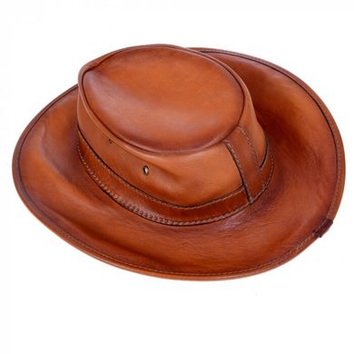 Винтажная шляпа ручной работы из натуральной кожи Pratesi bco040/61